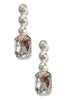 Elengant Evening Cream Pearl Drop Earrings