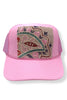 Kilim Trucker Hat - Baby Pink 52
