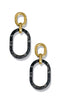Cliff Hanger Oval Drop Earrings