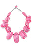 Here On Out Pink Statement Necklace