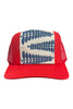 Kilim Trucker Hat - Red 289