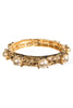 Stay In Line Cream Gold Bangle Bracelet