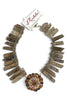 Made in the Deep South 1950s Brooch 1960s Agate Necklace