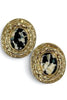 More To Love Black Statement Earrings