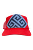 Kilim Trucker Hat - Red 318