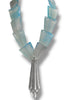 Made In The Deep South 1930s Chandelier Crystal 1960s Aquamarine Necklace