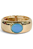 New To This Turquoise Stretch Bangle Bracelet