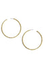 Bold & Beautiful Vintage Gold Hoop Earrings