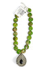 Made In The Deep South 1950s Brooch 1960s Jasper Beads Necklace