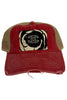 CC Red Denim Hat 42