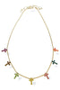 Sienna by TOVA Multi Cross Gold Multi Necklace