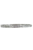 Your Own Way Silver Baguette Crystal Bangle Bracelet