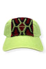 Kilim Baseball Hat - Lime 1