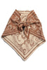 Lenora Brown Triangle Scarf