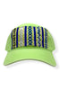 Kilim Baseball Hat - Lime 111 *Final Sale*