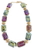 TWT® Haleigh AB and Gold Beaded Necklace