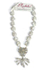Made In The Deep South 1950s Brooch Baroque Pearls Necklace