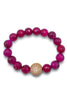 Brave Enough Bracelet - Dark Pink