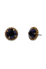 Simplicity Stud Earrings - Antique Gold Jet | Sorrelli - FINAL SALE