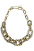 Daniela Leopard Acetate Chain Link Necklace