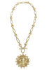 Elephant Worn Gold Pendant Necklace
