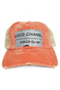 CC Orange Denim Hat 101
