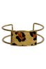 Mosaic Beige Rectangle Cuff Bracelet