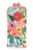 Garden Party Hot Pink Cream Eyeglass Case