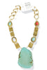 Made In The Deep South 1970s Link Necklace 1960s Pendant Necklace