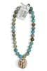 Made in the Deep South 1960s Brooch 1960s Agate Beads Necklace