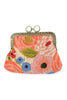 On the Go White Credit Card Clutch