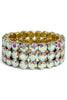 Sienna by TOVA Sadie Abalone 3 Strand Bracelet