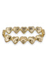 DOORBUSTER - Don't Go Breaking My Heart Gold Beaded Stretch Bracelet