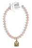 Made In The Deep South 1960s Pendant 1950s Rose Quartz Beads Necklace