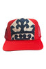 Kilim Trucker Hat - Red 297
