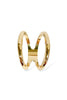Valerie Gold Double Ring Scarf Enhancer