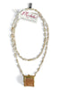 Made In The Deep South 1960s Clutch Pendant Baroque Pearls Necklace