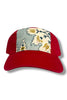 Kilim Baseball Hat - Red 60