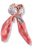 Back For Good Red Paisley Square Scarf