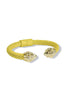 Chase Me Yellow Cable Cuff Bracelet