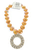 Made In The Deep South 1950s Brooch 1970s Crystal Bead Necklace