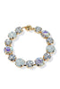 TWT® Marley Clear Abalone Graduated Crystal Magnetic Bracelet