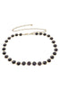 Keeping It Calm Gold and Purple Chain Belt