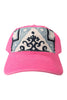 Kilim Baseball Hat - Hot Pink 30
