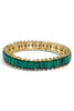 Girl On Fire Green Stretch Bracelet