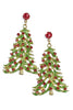 Oh Christmas Tree Green Tree Drop Earrings