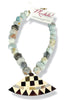 Made In The Deep South 1970s Mother Of Pearl 1960s Amazonite Necklace
