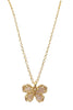 Mae Butterfly Pendant Necklace - Gold Golden Abalone | Kendra Scott