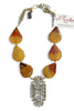 Made in the Deep South 1940s Eisenberg Brooch 1960s Carnelian Beads Necklace