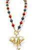 Top Of The Chain Elephant Beaded Necklace